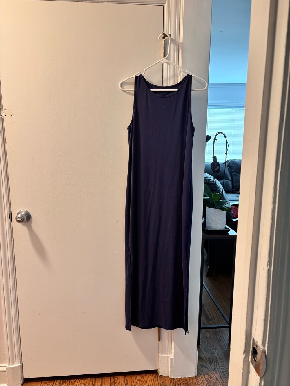 SHEIN Navy Sleeveless Maxi Tank Dress